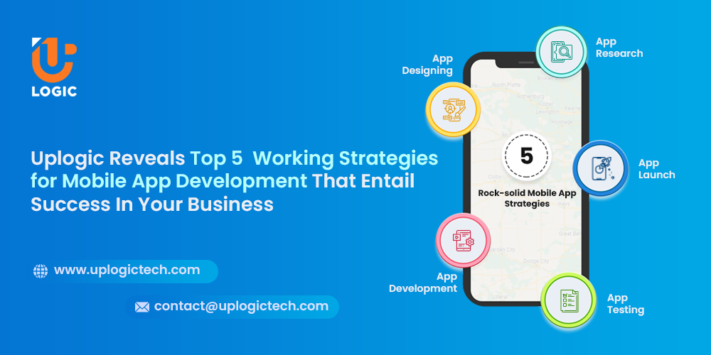 Uplogic Reveals Top 5  Working Strategies for Mobile App Development That Entail Success In Your Business
