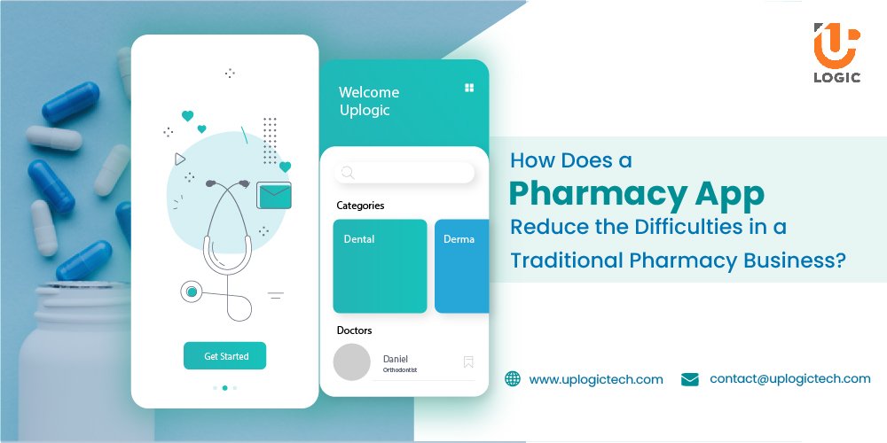 How Does a Pharmacy App Reduce the Difficulties in a Traditional Pharmacy Business?